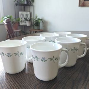 Vintage CorningWare mugs